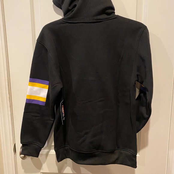 $70 Youth Boy's NBA LA Lakers Basketball Gym Fleece Hoodie Sweatshirt 14-16 XL - Picture 5 of 7